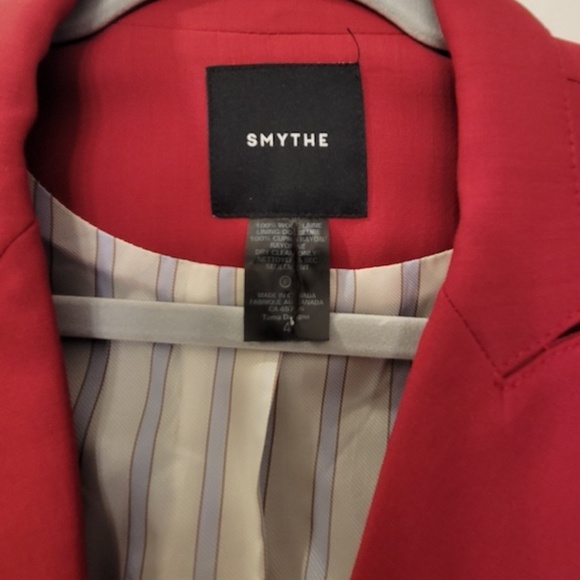 Smythe Red Wool Blazer - Picture 3 of 3